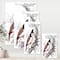 Designart - Vintage Beautiful Bird On A Branch - Traditional Canvas Wall Art Print